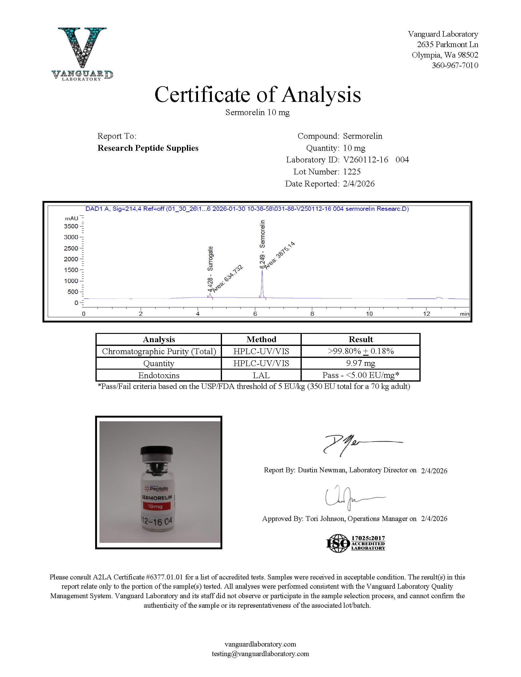 Sermorelin 10mg